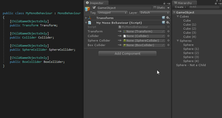 Hide In Attribute for Unity with Odin Inspector